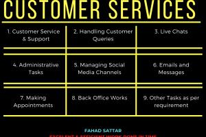 Portfolio for Customer Services, Virtual Assistant,